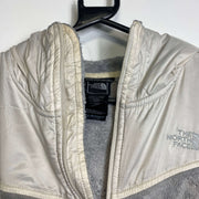 Grey North Face Sherpa Fleece Jacket Women's XL