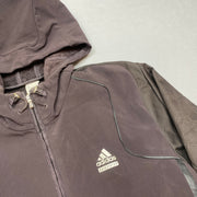 00s Black Adidas Soft Shell Jacket Men's Medium