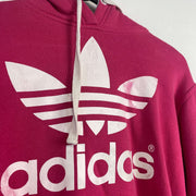 Pink Adidas Hoodie Pullover Womens Medium