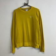 Yellow Nike Sweatshirt Women's Medium