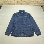 Navy Columbia Puffer Jacket Men's Medium