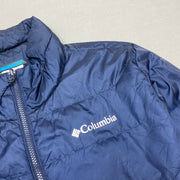 Navy Columbia Puffer Jacket Men's Medium