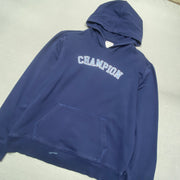 Navy Champion Hoodie Women's XL