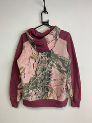 Pink Cabela's Tree-pattern Hoodie Men' Medium