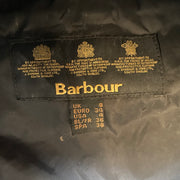 Black and Yellow Barbour Quilted Jacket Women's Small