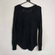 Black Calvin Klein Knit Sweater Jumper  Womens Medium