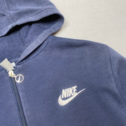 00s Navy Nike zip up Hoodie Women's Large