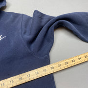 00s Navy Nike zip up Hoodie Women's Large