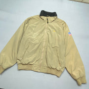 Vintage Beige Game Bomber Jacket Men's Large