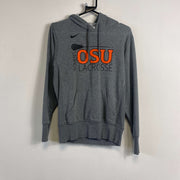 Grey Nike Pullover Hoodie Small