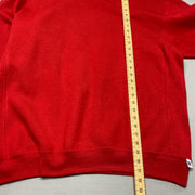 Vintage 90s Red Russell Athletic Blank Sweatshirt Men's XXL