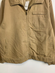 Beige Workwear Jacket Men's Large