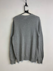 Grey CHAPS Crew-neck Jumper Men's Medium