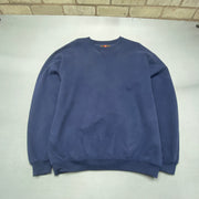 Navy Russell Athletic Blank Sweatshirt Men's XL