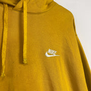 Yellow Nike Pullover Hoodie Large