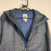 Blue Adidas Quilted Jacket Men's XS