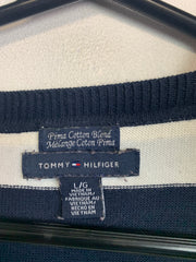 Multi-colour Tommy Hilfiger Striped V-neck Jumper Men's Large