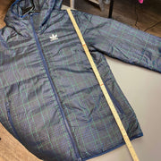 Blue Adidas Quilted Jacket Men's XS