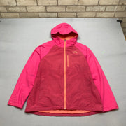 Pink North Face Raincoat Women's XL