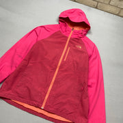 Pink North Face Raincoat Women's XL