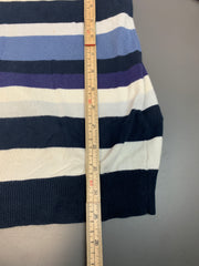 Multi-colour Tommy Hilfiger Striped V-neck Jumper Men's Large