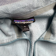 Light Blue Patagonia Quarter zip up Fleece Women's XL