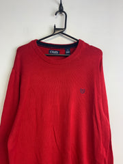 Red CHAPS Crew-neck Jumper Men's Large