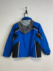 Black and Blue Spyder Jacket Youth's Medium