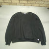 Vintage 90s Black Russell Athletic Blank Sweatshirt Men's Large