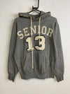 Grey Senior Hoodie Men's Small