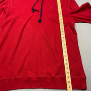 Red Tommy Hilfiger Hoodie Women's XL