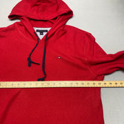 Red Tommy Hilfiger Hoodie Women's XL