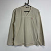 Cream Fjall Raven V-Neck Fleece Womens Medium