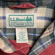 Red L.L.Bean Workwear Chore Shirt Men's Medium