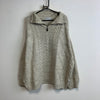 Grey Chunky Knit Sweater Men's XL