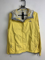 Yellow North Face Raincoat Women's Medium