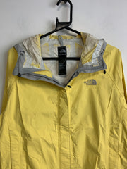 Yellow North Face Raincoat Women's Medium