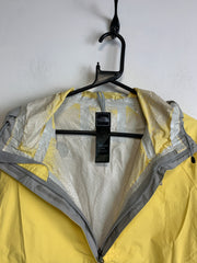 Yellow North Face Raincoat Women's Medium