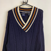 Navy Chaps Knitwear Sweater Women's Large