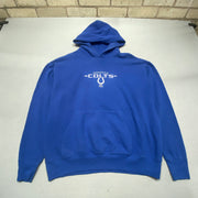 Blue NFL Colts Hoodie Men's Large