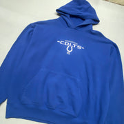 Blue NFL Colts Hoodie Men's Large