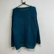 Vintage Blue Knitwear Sweater Women's XL