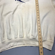 Vintage Cream Reebok Sweatshirt Men's Medium