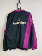 Vintage Black and Purple Puma Windbreaker Men's Large