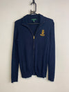 Navy Ralph Lauren Chest Logo Cardigan Women's Medium