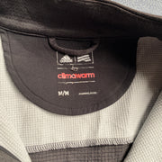 Washed Black Adidas Quarter zip Sweatshirt Men's Medium