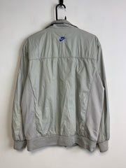 00s Grey Nike Track Jacket Men's Medium