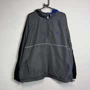 Vintage Grey Champion Pullover Jacket 2XL Anorak