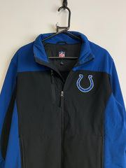 Blue and Blue NFL Colts Jacket Men's Large