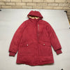 Red Tommy Hilfiger Fleece Lined Raincoat Men's Small